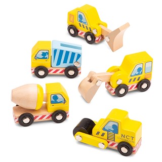 Construction vehicles set - 5 pieces